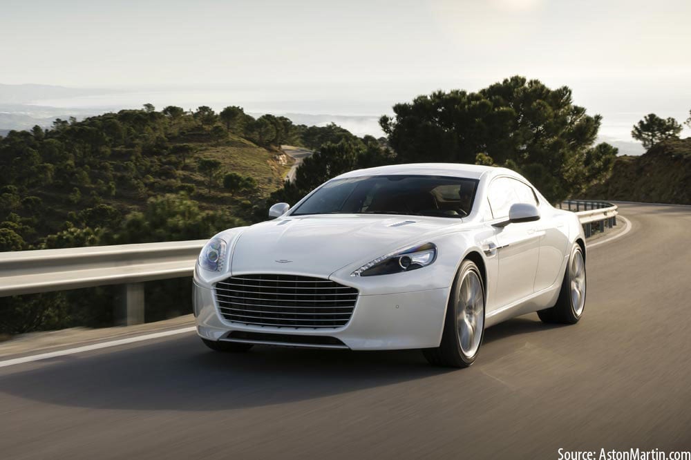 10 New EVs: Aston Martin RapidE