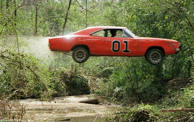 The 1969 Dodge Charger General Lee from "The Dukes of Hazzard"